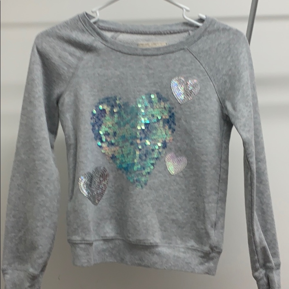 SO cozy  gray crew neck sweatshirt size 10